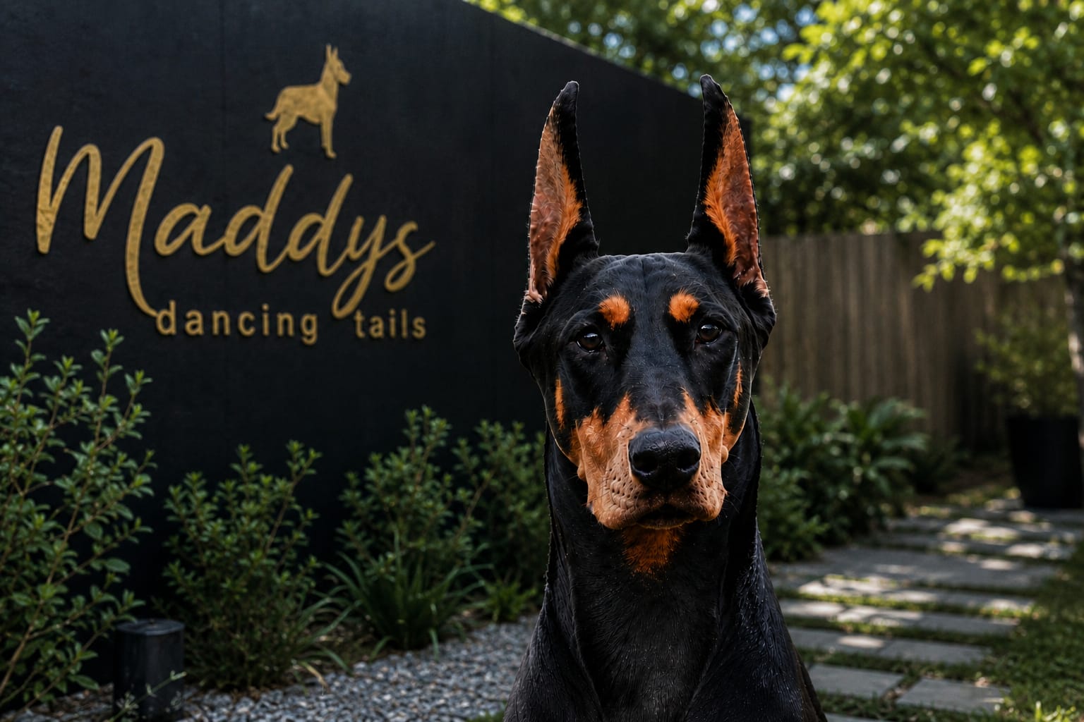 Professional dog training session